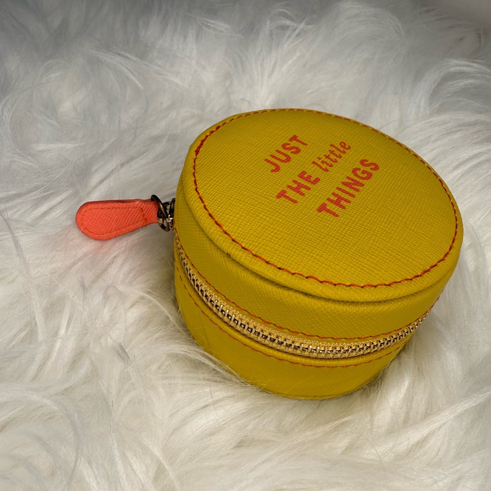 Anthropologie Ondine Catchall Pouch - Mustard Yellow - Picture 8 of 15